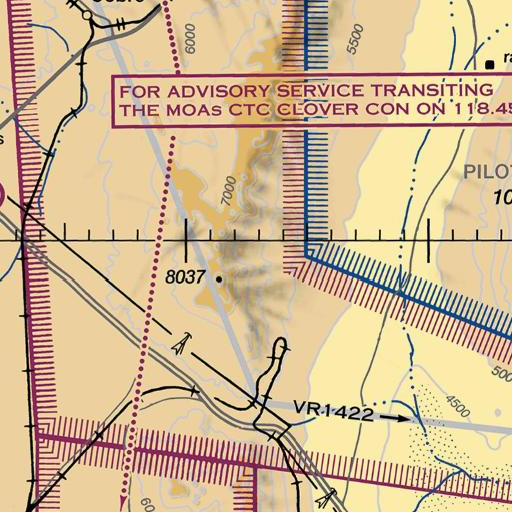 FAA VFR chart of Toano Number Thirteen Spring, NV