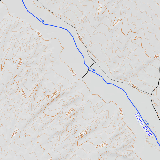 OpenTopoMap map of Griswold Upper Well, NV