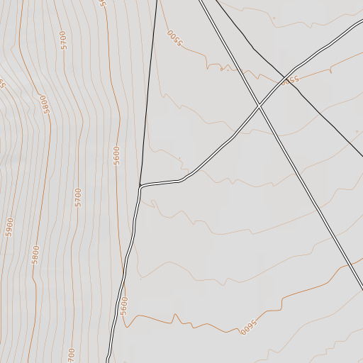 OpenTopoMap map of Uhalde Well, NV