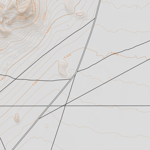 OpenTopoMap map of McCubes (historical), NV