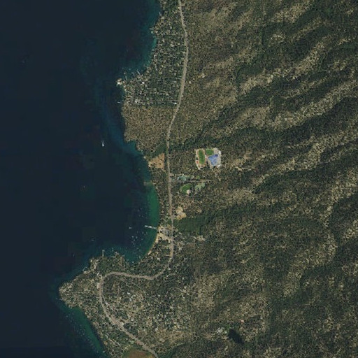 Aerial imagery of Tahoe School (historical), NV