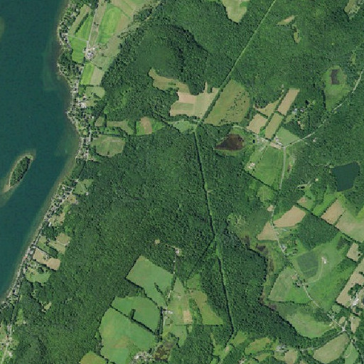 Aerial imagery of King Hill, NY