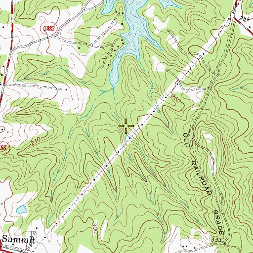 Topographic Map of Cagles Pond, NC