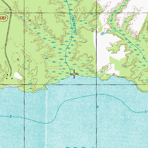 Topographic Map of Great Run Swamp, NC