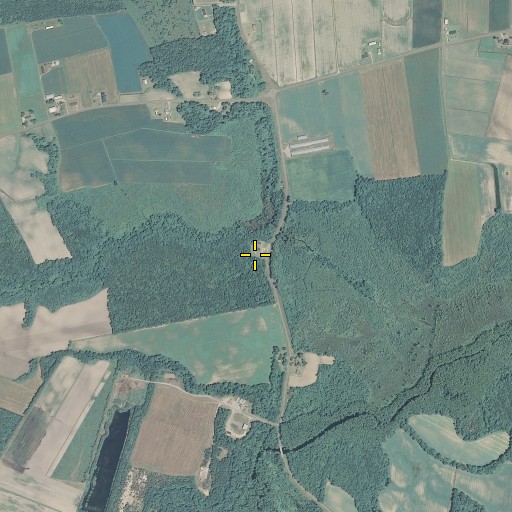 Aerial/Satellite Image of Winslow Grove Church, NC
