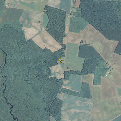 Aerial/Satellite Image of Whiteville Grove Church, NC