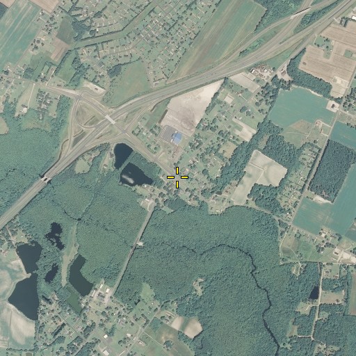 Aerial/Satellite Image of Rabbit Corner, NC