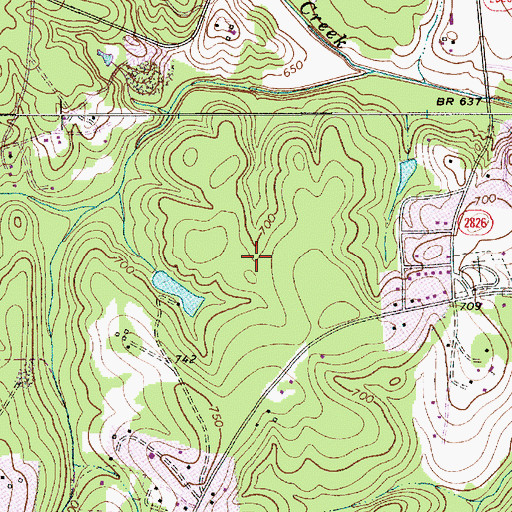 Topographic Map of Holiday Park, NC