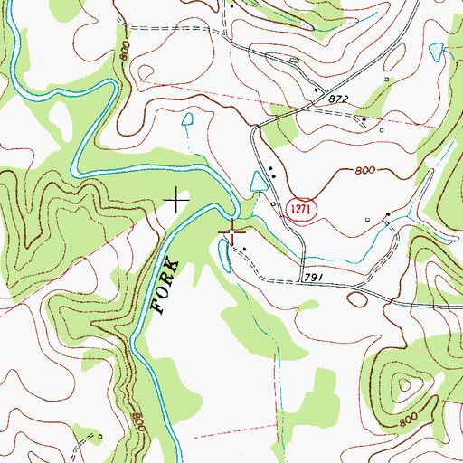Topographic Map of Pleasant (historical), NC
