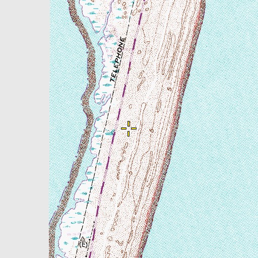 Topographic Map of National Park Service Headquarters, NC