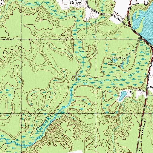 Topographic Map of Hayes Landing (historical), NC