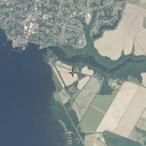 Aerial/Satellite Image of Johnston Cemetery, NC