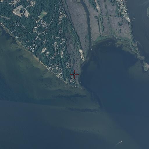 Aerial/Satellite Image of Colington Cut, NC