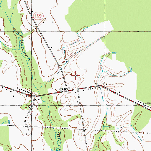 Topographic Map of Kittrell Hill, NC