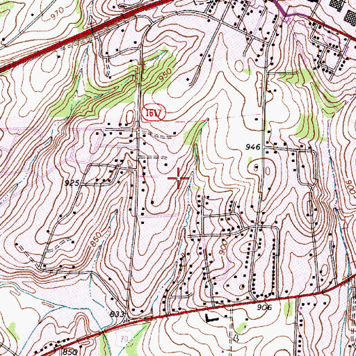 Topographic Map of Bristol Terrace, NC