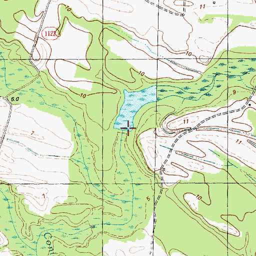 Topographic Map of Rascoes Mill (historical), NC