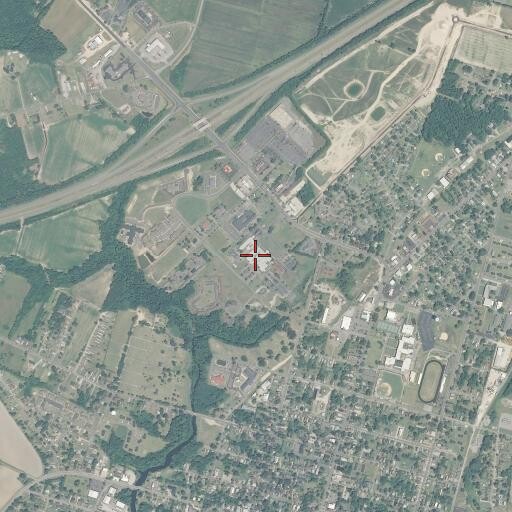 Aerial/Satellite Image of Vidant Chowan Hospital, NC