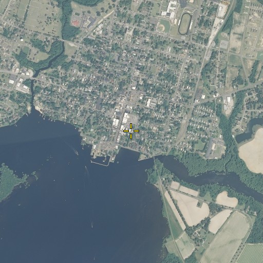 Aerial/Satellite Image of Chowan County Office Building, NC