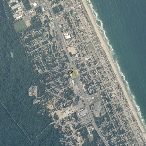 Aerial/Satellite Image of Outer Banks Mall, NC