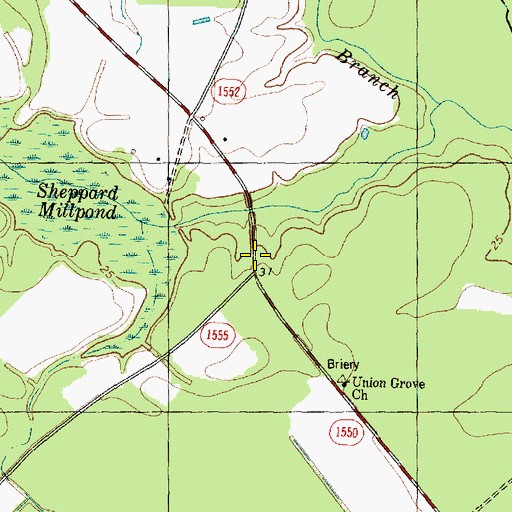 Topographic Map of Stokes Elementary School, NC