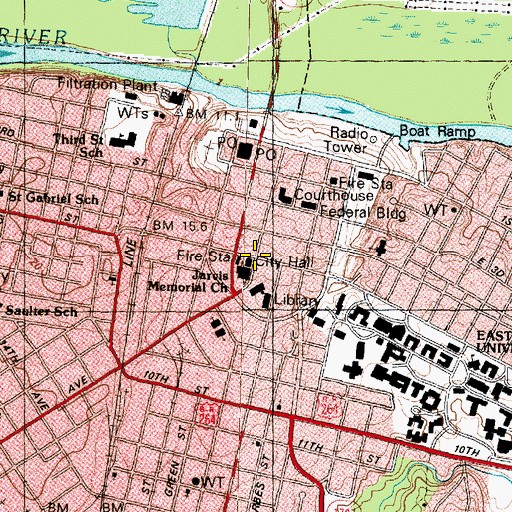 Topographic Map of Humber House, NC