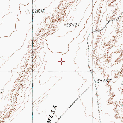 Topographic Map of Red Point, AZ