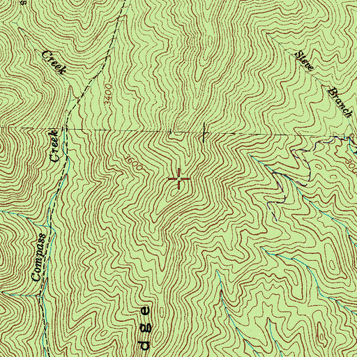 Topographic Map of Dead Line Ridge, NC