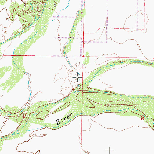 Topographic Map of Baragan Wash, AZ