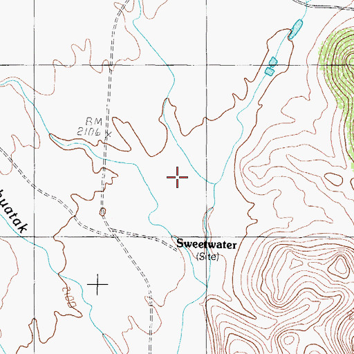 Topographic Map of Barajita Valley, AZ