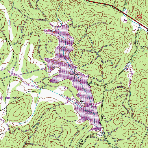 Topographic Map of Atagahi Lake, NC