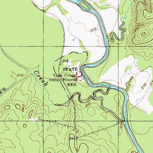 Topographic Map of North Carolina State Reservation, NC