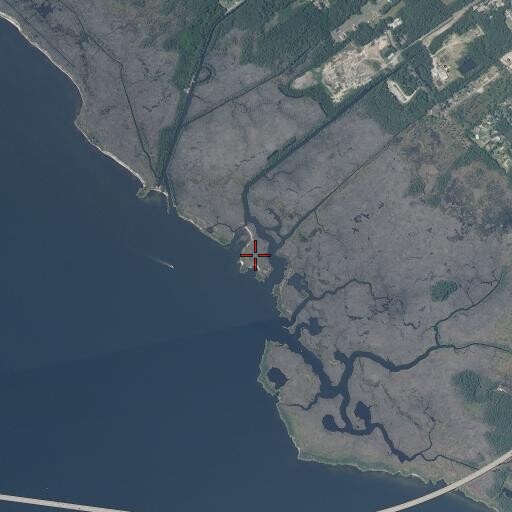 Aerial/Satellite Image of First Creeks, NC