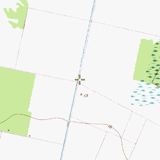 Topographic Map of Long Ridge, NC