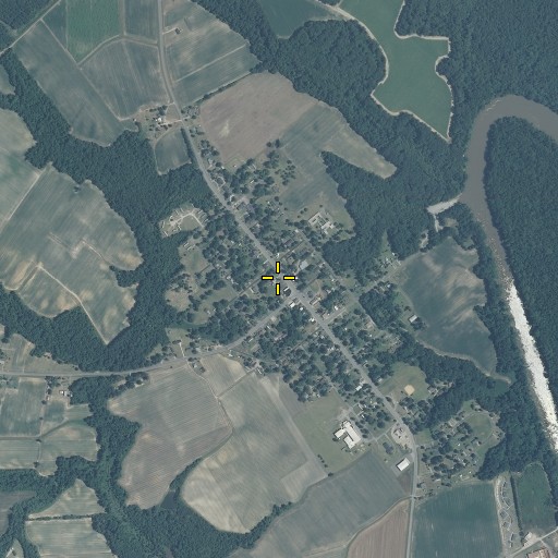Aerial/Satellite Image of Hamilton, NC