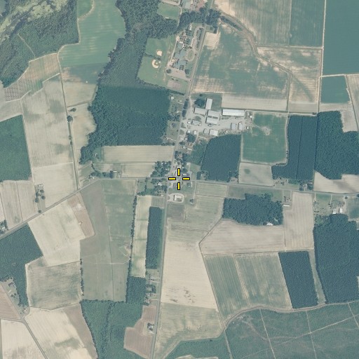 Aerial/Satellite Image of Smalls Crossroads, NC