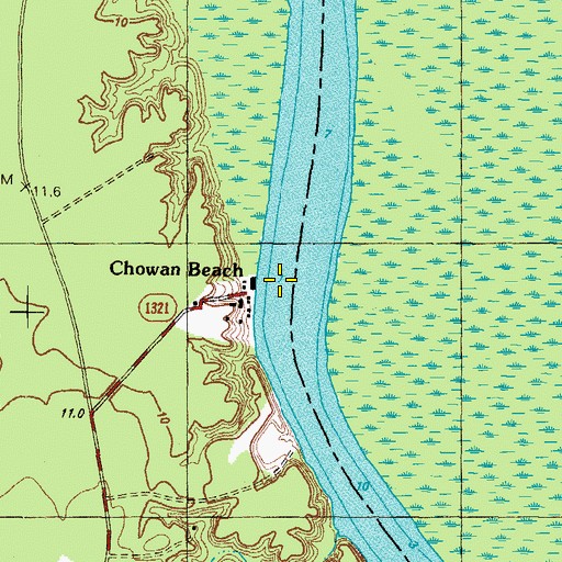 Topographic Map of Mount Gallows, NC