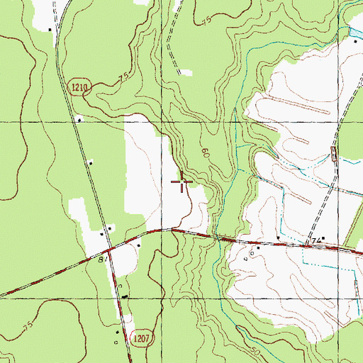 Topographic Map of Reb Kee, NC
