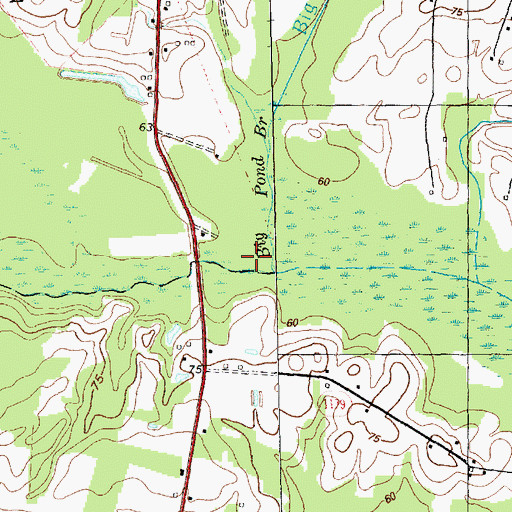 Topographic Map of Big Pond Branch, NC