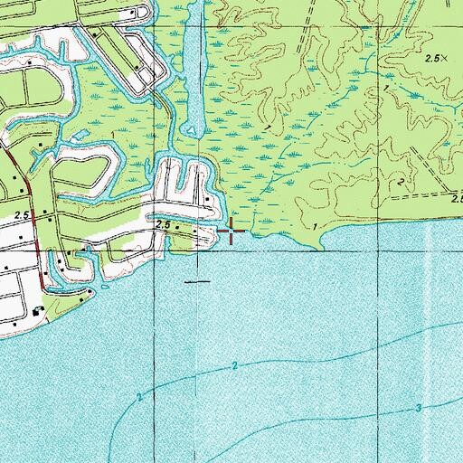 Topographic Map of Minzies Creek, NC