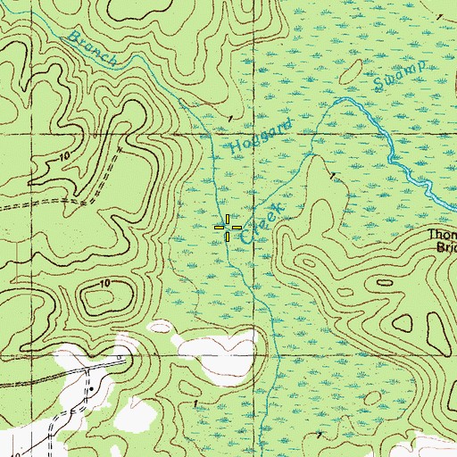Topographic Map of Turnpike Branch, NC
