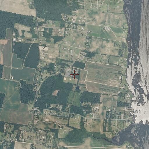 Aerial/Satellite Image of Knotts Island, NC