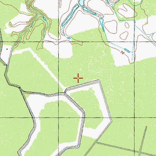Topographic Map of Township of Carvers Creek, NC