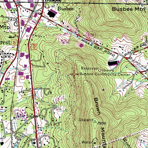 Topographic Map of Township of Limestone, NC
