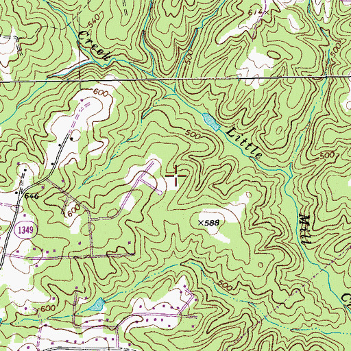Topographic Map of Township of Pelham, NC