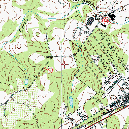 Topographic Map of Kings Mountain Township 4 (historical), NC
