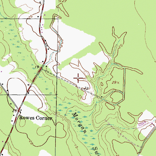 Topographic Map of Township 2, NC