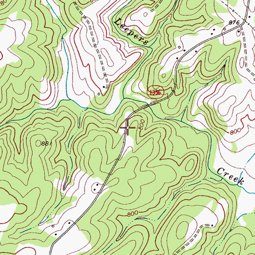 Topographic Map of Township of Ironton, NC