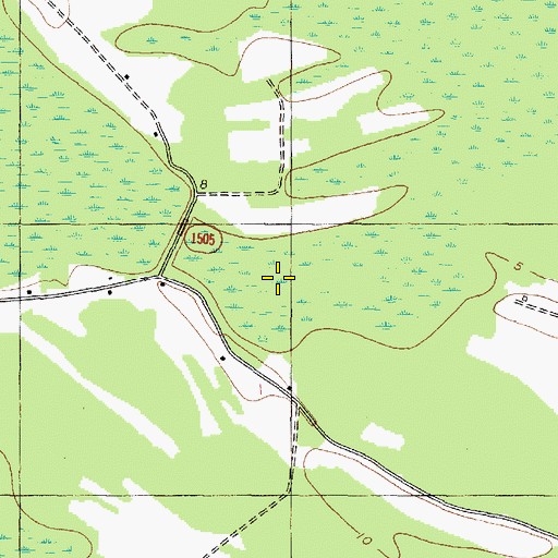 Topographic Map of Township of Williams, NC