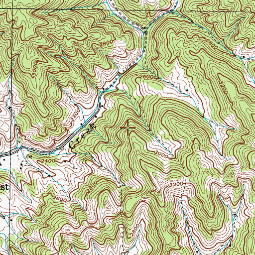Topographic Map of Township of Bradshaw, NC