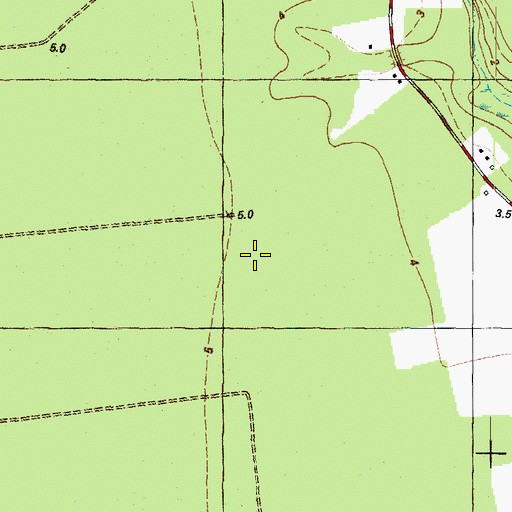 Topographic Map of Township of Providence, NC